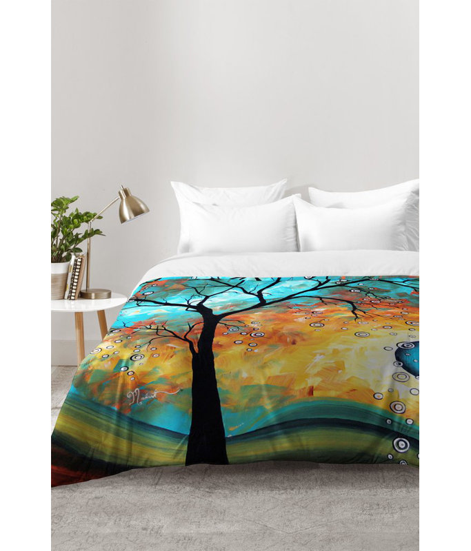 Ensemble d'édredon Aqua Burn, Édredon pour lit simple TG + 1 taie décorative
