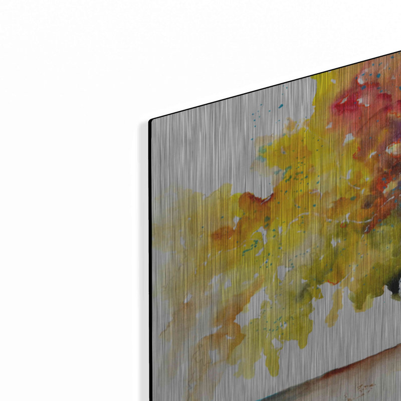 «Rainbow Trees I» par Leticia Herrera, H 12 po x l 12 po