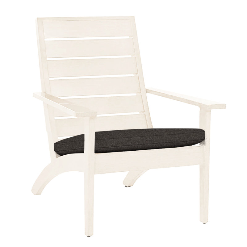 Kennebunkport Aluminum Adirondack Chair - Chalk, No Welt, Chalk, Verona Fossil