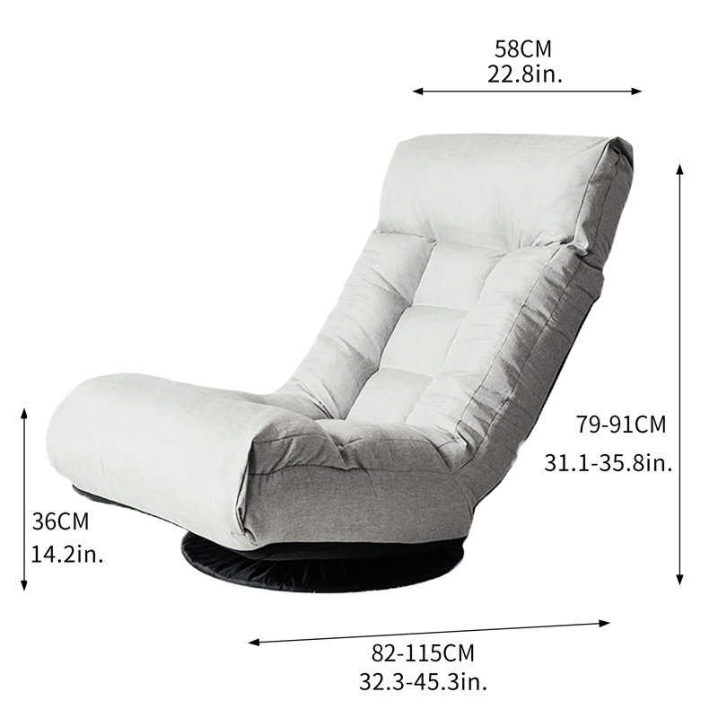 Canapé simple inclinable Fauteuil japonais Fauteuil inclinable Tatami