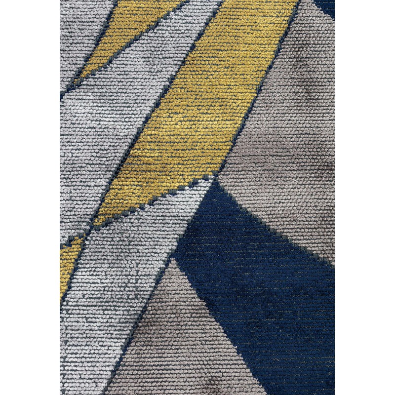 Modern Op Art Abstract, Rectangle 6'7" x 9'10"