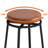 3-Drawer Long Dining Table Set With Power Outlets, Bar Kitchen Table Set With Circular PU Stools, Easy Assembly-1774657388-1774657385