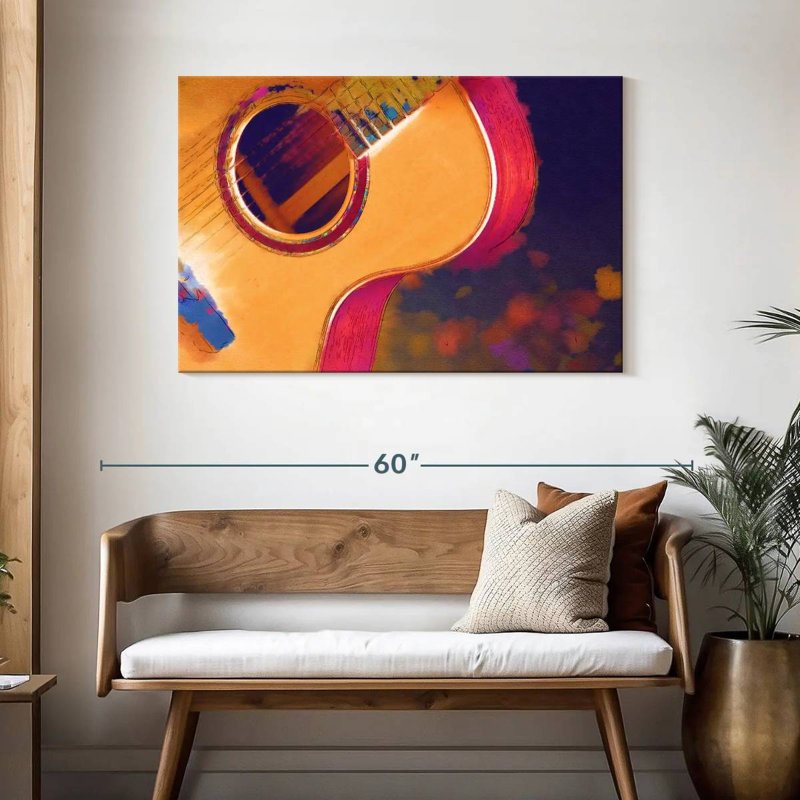 Guitare acoustique Abarca Dreamy, H 30 po x l 45 po