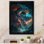 «Futuristic Landscape Galaxy II», reproduction sur toile