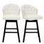 Tabourets de bar rembourrés avec structure en bois massif Aadhvika-60196801-59592390