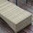 Adjustable PE Wicker Lounge Chair Outdoor Wicker Chaise Lounge Set with Table