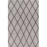 Langdon Wool Geometric Area Rug in Charcoal