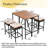 10-Piece Rectangular Outdoor Patio Dining Set With Cushions