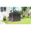 Pavillon de jardin 10 'x 10' avec toit en polycarbonate et rideaux UV60 +