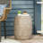 Outdoor Lightweight Concrete Side Table,End Table