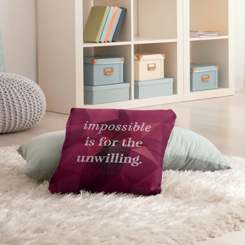 Throw Pillow, 26" H x 26" W, Spinel