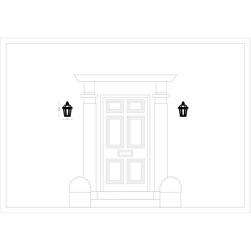 Brentwood One Light Outdoor Wall Lantern from Generation Lighting , Black