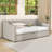 Twin Wood Upholstered daybed with Twin Trundle-337246200