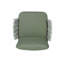 Ensemble de conversation 4 pièces Mariano Steel - 1 causeuse + 2 chaises + table-130377216