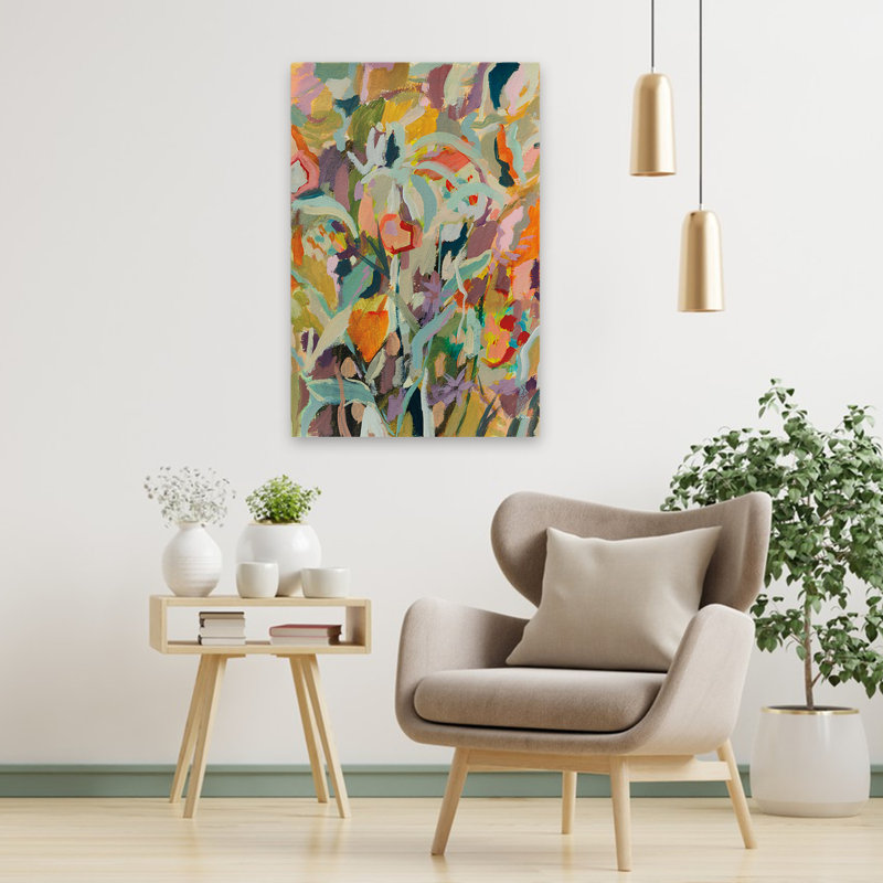 Contemporain et carnaval de printemps bohémien, H 36 po x l 24 po