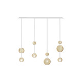 Oto Suspension Lin Smoky Striped Mirrored Steel G9 Ul