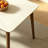 6 - Person White Rectangular Sintered Stone Stone Tabletop Dining Table Set