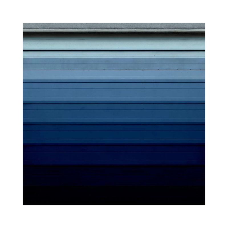 Shade of Blue by 5by5collective - Wrapped Canvas Square Print, 30.48 cm H x 30.48 cm W