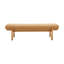 Banc rembourré en lin 56 po 