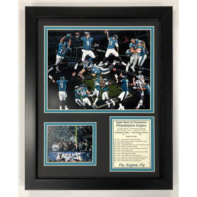 « philadelphia eagles-2017 super bol lii champions », reproduction de photo encadrée