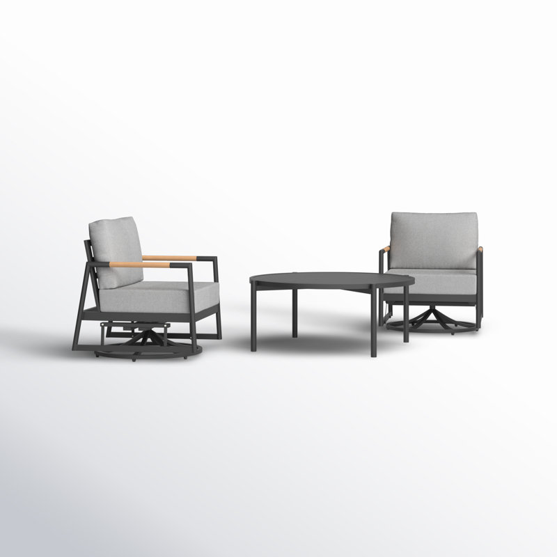 Ardys 2 - Person Patio Conversation Sets with Cushions