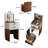 Soraide Small Dressing Table With Mirror, Three-in-one Dressing Table With 3 Drawers.