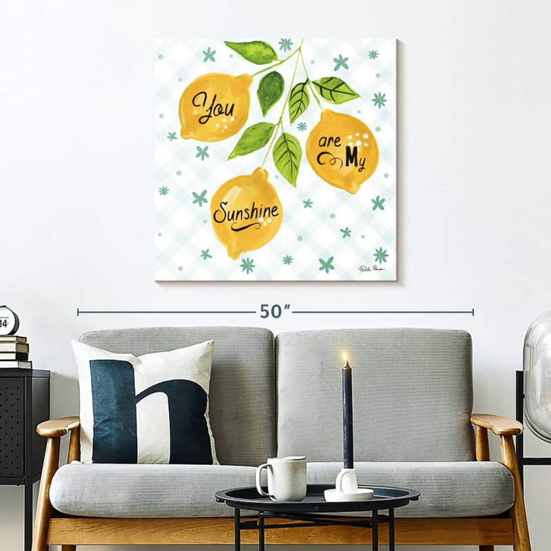 Yarlin Mellow Yellow V, 30" H x 30" W
