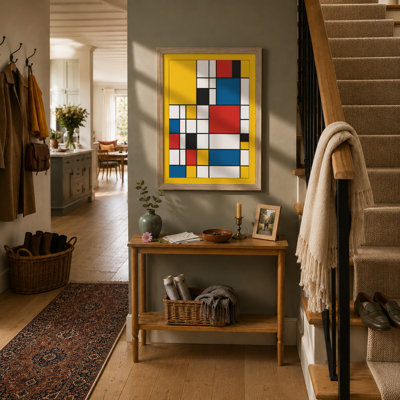 Chromatic Grid Geometric - Print