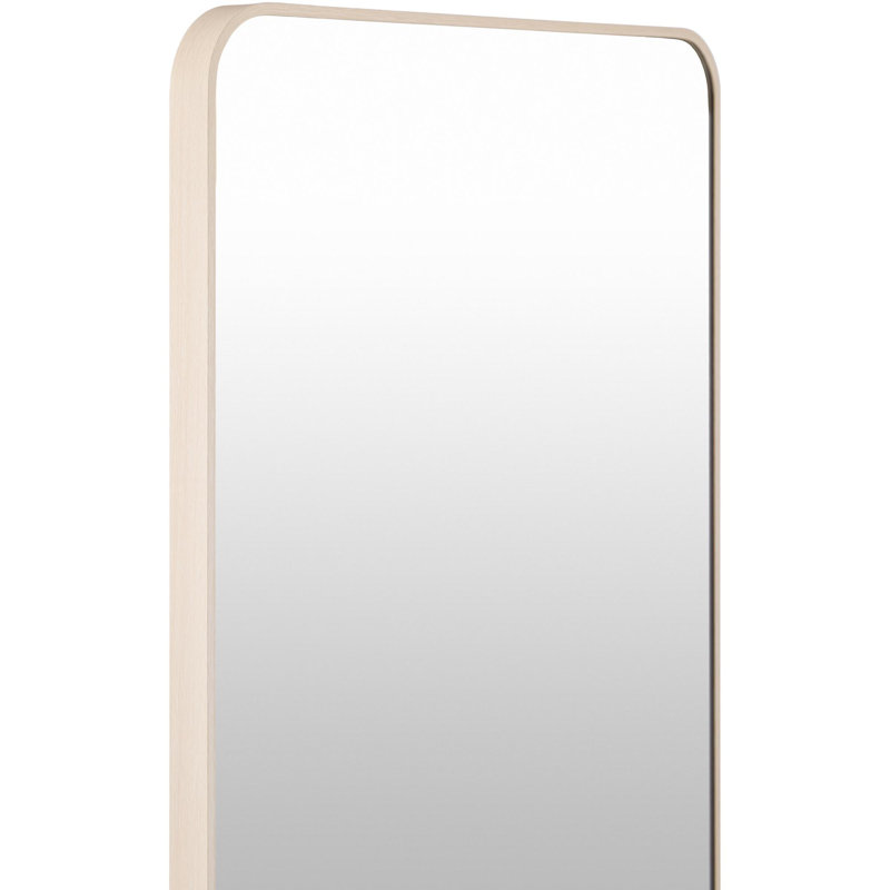 Destefano Essence Full Length Mirror, 65" x 22", Bleached Oak