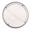 Table d'appoint ronde avec tablettes en fausse pierre