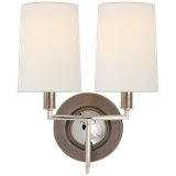 Thomas O'Brien Elkins Double Sconce