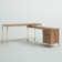 Bureau de direction en L Hanner