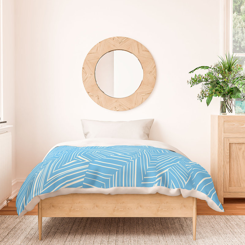 Housse de couette standard en coton Jenean Morrison, Housse de couette simple