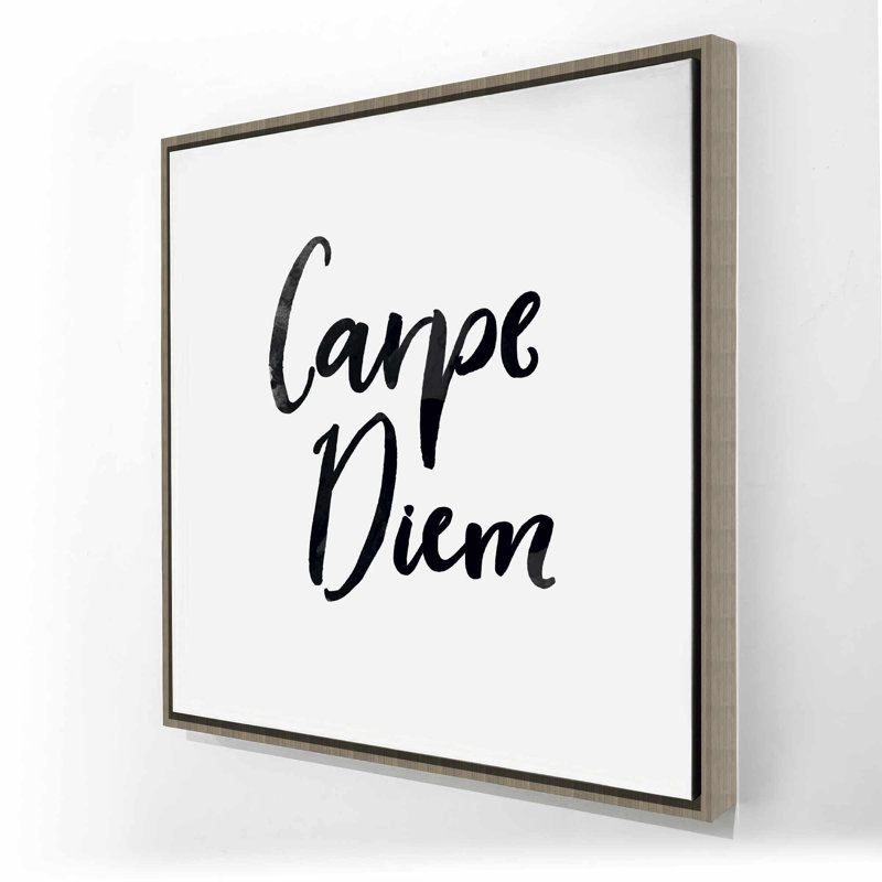Toile encadrée Carpe Diem Minimalist