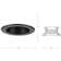 4" Recessed Step Baffle Trim For 4" Housing