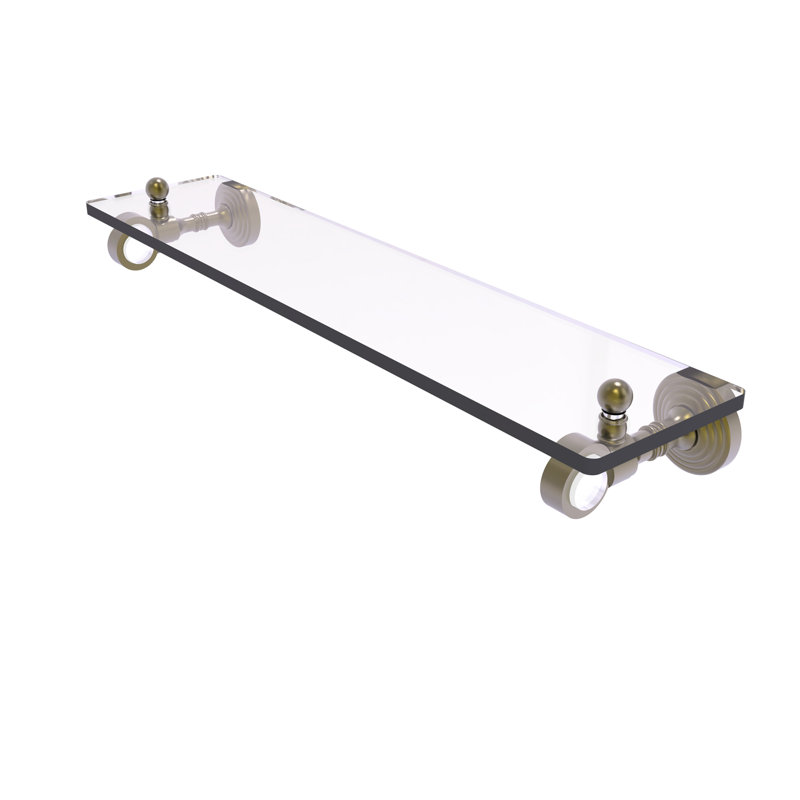Jarrell Bracket Shelf, Antique Brass, 3.2" H x 16" W x 5.1" D