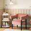Chaise avec accoudoirs moderne en métal pour salon, chambre à coucher (ensemble de 2)-1847138577-1847138579