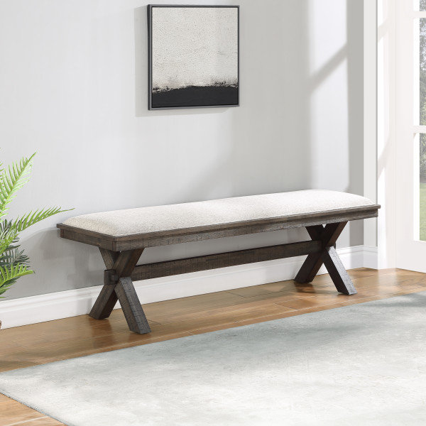 Gracie Oaks Genagra 100% Polyester Upholstered Bench | Wayfair