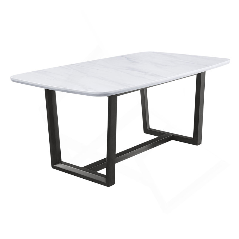 Madan Dining Table W/Marble Top