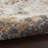 Abstract Machine Made Power Loom Polyester/Polypropylene Area Rug in Gray/Ivory/Golden Beige-461953330