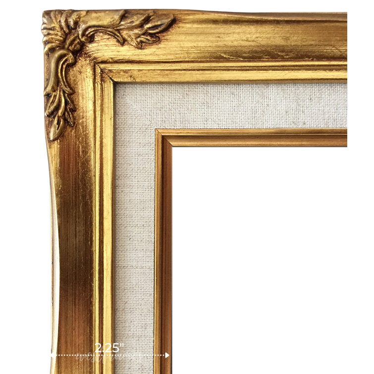 16x20 Gold Photo Frame, Decorative Baroque Fancy Picture Frame, Canvas,  Painting, Artwork Print Ideas, Wedding Frame, French Photography 
