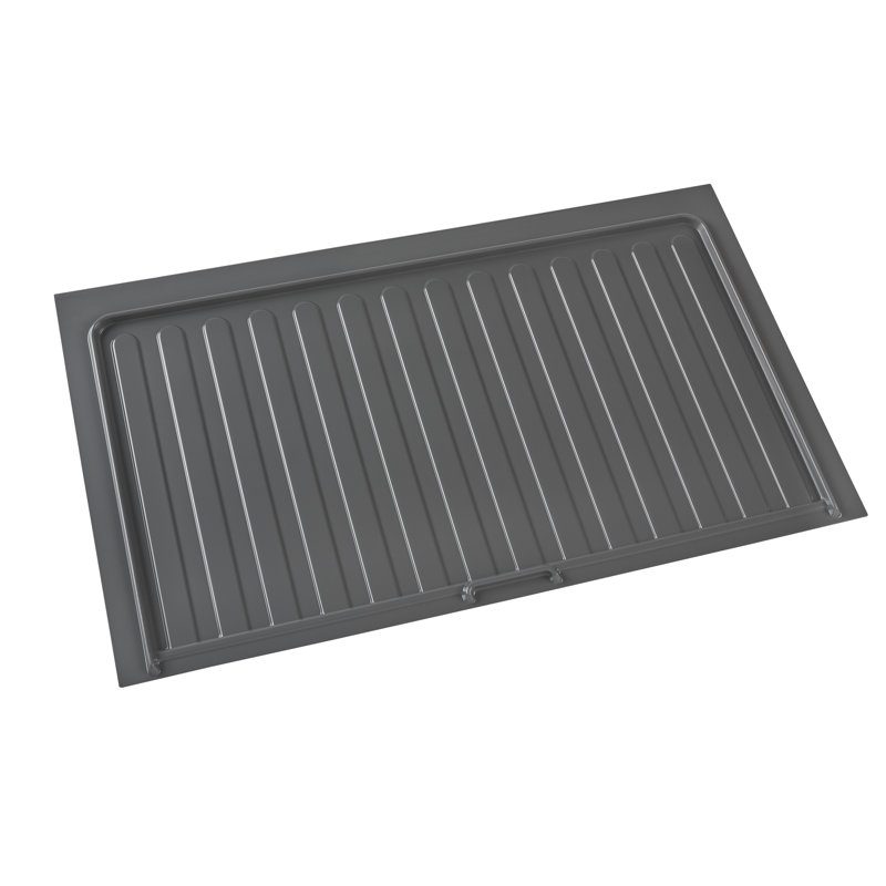 Plateau d'égouttement Orion Grey Polymer, H 0,75 po x l 40,5 po x p 23,25 po, Gris