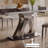 Modern high-end black dining table set-345976103