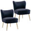 Fauteuil de chambre en velours de 22 po de largeur Latwanna-1244801142