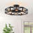 Bonnyrigg 6-Light Geometric Cage Flush Mount Light-2098039662
