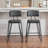 Counter Height Chairs with PU Leather Upholstery-1861048132