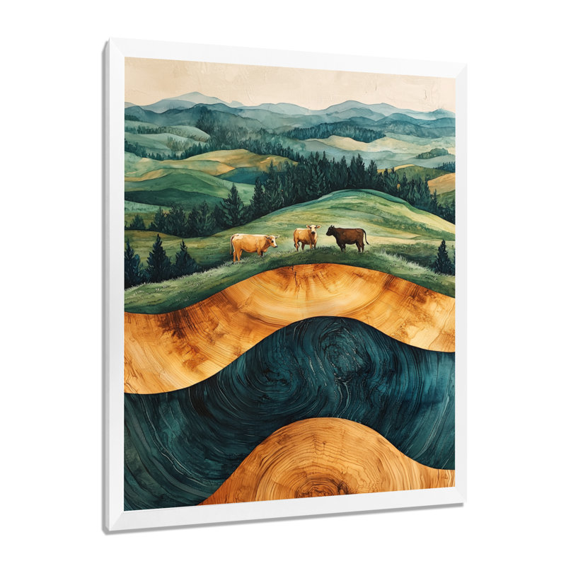 Gorav - Animals Canvas Art Print, 20" H x 12" W, Reproduction encadrée d'une seule photo, White