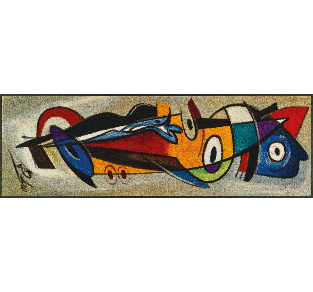 Positive Flow I 60 x 180cm Non-Slip Indoor Door Mat