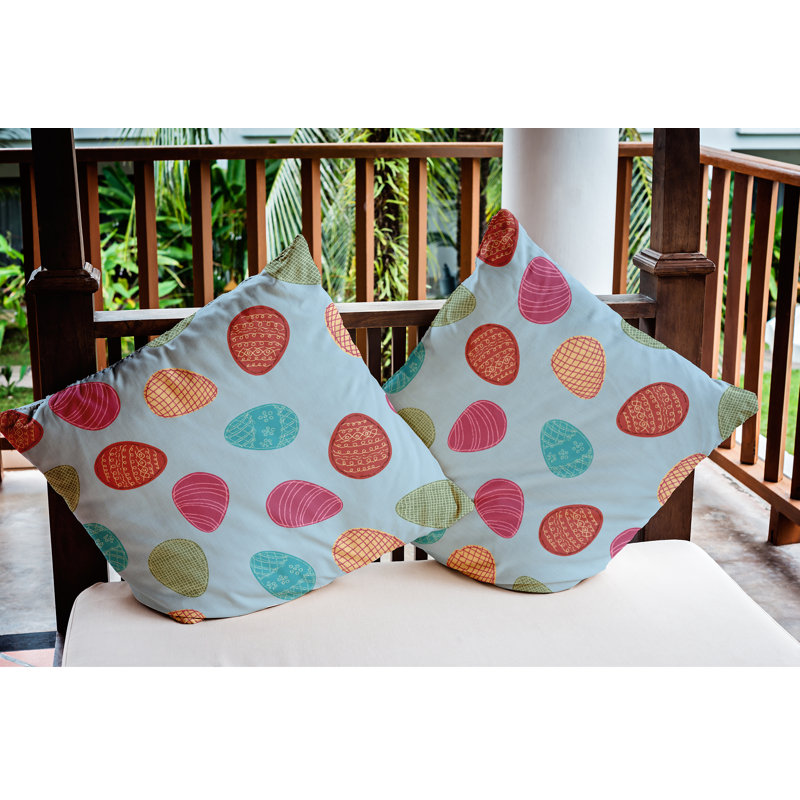 Throw Pillow, 16" x 16", After Rain Blue