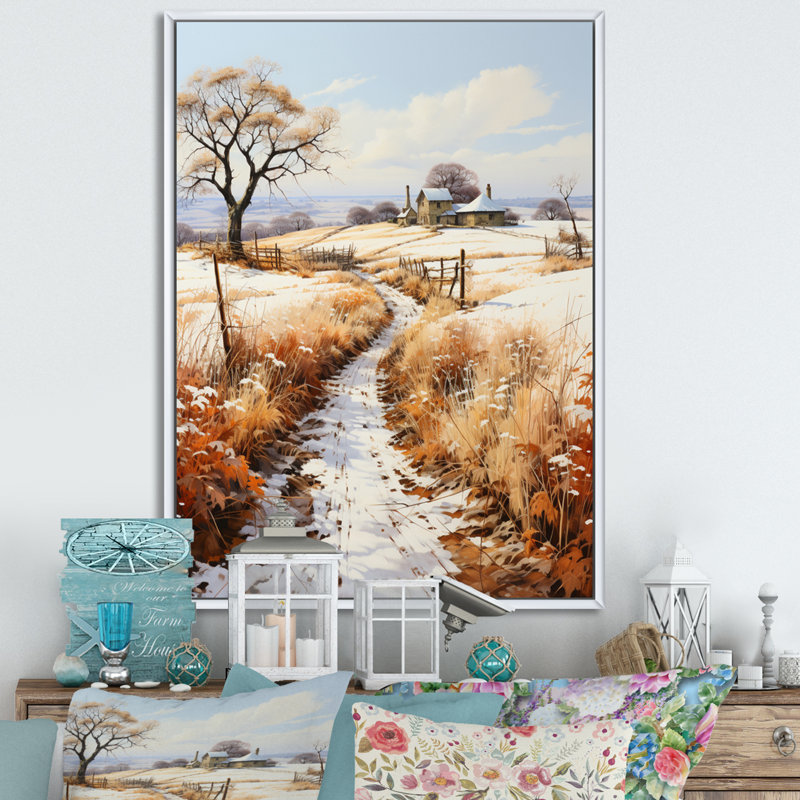 "Countryside The Homestead This I", reproduction d'art sur toile, Blanc, H 40 po x l 30 po x P 1,5 po